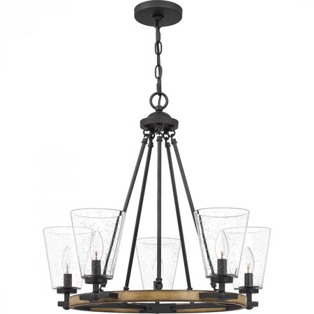 Quoizel Hearst Chandelier HST5025MBK